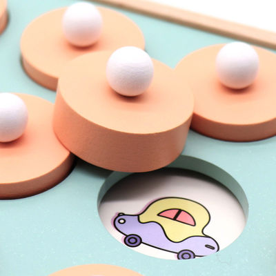 Van het de Gelijkeraadsel van het Montessori 3D Unisex-Geheugen Stuk speelgoed van het het Spelschaak