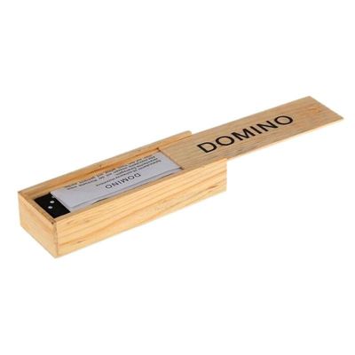 Van de Dominoblokken van het reisspel 28Pcs Houten de Raads Vroeg Onderwijs