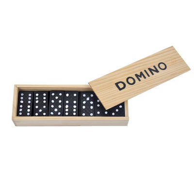 Van de Dominoblokken van het reisspel 28Pcs Houten de Raads Vroeg Onderwijs