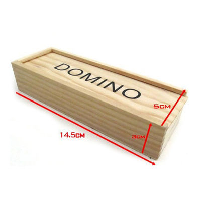 Van de Dominoblokken van het reisspel 28Pcs Houten de Raads Vroeg Onderwijs
