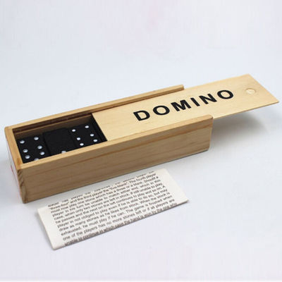 Van de Dominoblokken van het reisspel 28Pcs Houten de Raads Vroeg Onderwijs