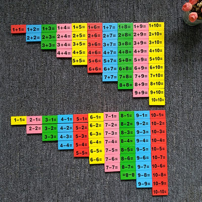 Blokken van de Basswood120pc de Houten Domino Geplaatst Verzameling die Montessori bouwen