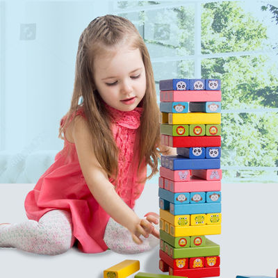 Toren 12.5cm Automatische de Domino Houten Blokken van de Dominotrein