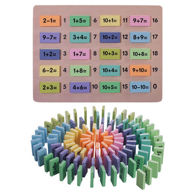 Wiskunde 4.5cm Houten de Wiskundeblokken van Montessori van Dominoblokken