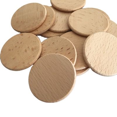 Boomschors 5cm de Natuurlijke Houten Ornamenten van de Plakkenknipsels van de Schijvencirkel Houten