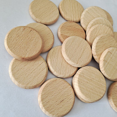 Boomschors 5cm de Natuurlijke Houten Ornamenten van de Plakkenknipsels van de Schijvencirkel Houten