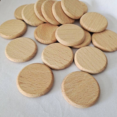 Boomschors 5cm de Natuurlijke Houten Ornamenten van de Plakkenknipsels van de Schijvencirkel Houten