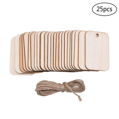 Vierkant 3.5cm Onvolledige Houten Ambachtenrechthoek Mini Wooden Cubes