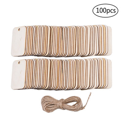 Vierkant 3.5cm Onvolledige Houten Ambachtenrechthoek Mini Wooden Cubes