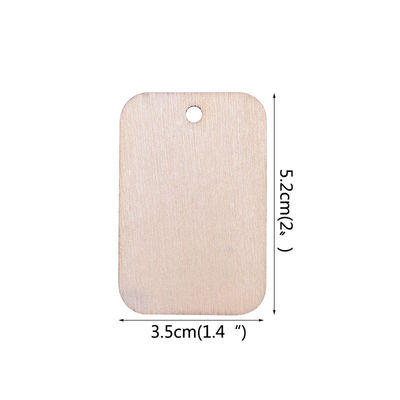 Vierkant 3.5cm Onvolledige Houten Ambachtenrechthoek Mini Wooden Cubes