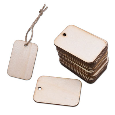 Vierkant 3.5cm Onvolledige Houten Ambachtenrechthoek Mini Wooden Cubes