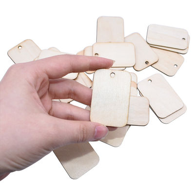 Vierkant 3.5cm Onvolledige Houten Ambachtenrechthoek Mini Wooden Cubes