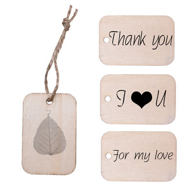 Vierkant 3.5cm Onvolledige Houten Ambachtenrechthoek Mini Wooden Cubes