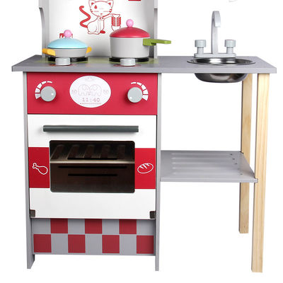 Huis 84cm Houten Reeksen 60cm van het Rolspel het Spelvoedsel van de Raadsel Houten Rol