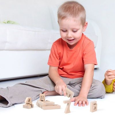 Speelgoed van het Aantalblokken van saldojenga het Houten 16cm Jumbo Houten Bouwstenen