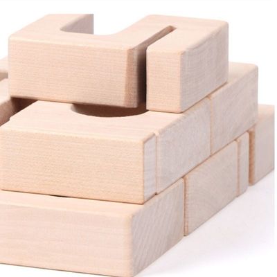 Speelgoed van het Aantalblokken van saldojenga het Houten 16cm Jumbo Houten Bouwstenen