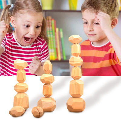 5cm 36pcs Digitale Houten de Baby van het Blokkenspeelgoed Geometrische het Stapelen Blokken