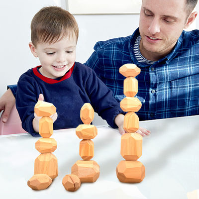 5cm 36pcs Digitale Houten de Baby van het Blokkenspeelgoed Geometrische het Stapelen Blokken