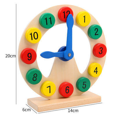 De kleurrijke van het de Babyspeelgoed van Aantal Houten Montessori Onderwijsverlichting