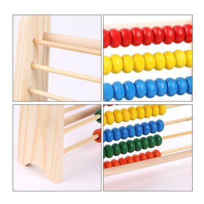 Bereken 26Cm Houten Wiskunde Toy Counting Beads Toy Abacus Onderwijs