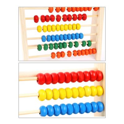 Bereken 26Cm Houten Wiskunde Toy Counting Beads Toy Abacus Onderwijs