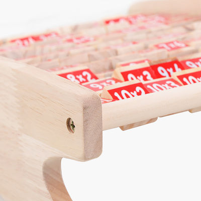 Niet-toxische Lijstvermenigvuldiging Montessori Rekenkundig Toy Counting Wooden Blocks