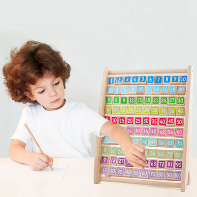 Niet-toxische Lijstvermenigvuldiging Montessori Rekenkundig Toy Counting Wooden Blocks