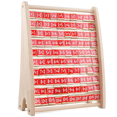 Niet-toxische Lijstvermenigvuldiging Montessori Rekenkundig Toy Counting Wooden Blocks