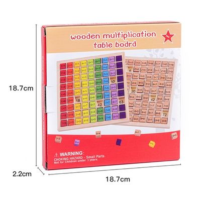 Montessori 0.59in 99 Aantal Houten Wiskunde Toy Table Abacus Counting Toy