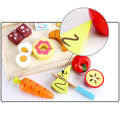 Montessori 9.5cm Houten Scherp Fruit Magnetisch Plantaardig Stuk speelgoed