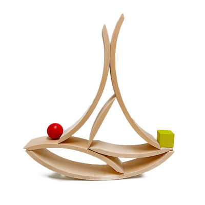Regenboog 35.5cm Gekleurde Houten Bouwstenen Grote Baby