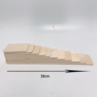 Regenboog 35.5cm Gekleurde Houten Bouwstenen Grote Baby