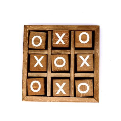 Onderwijs de Interactie Houten XO Spel van het Ouderkind
