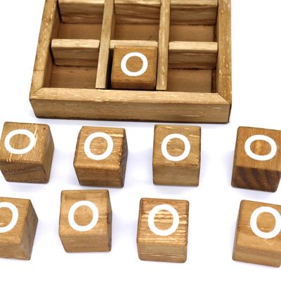 Onderwijs de Interactie Houten XO Spel van het Ouderkind