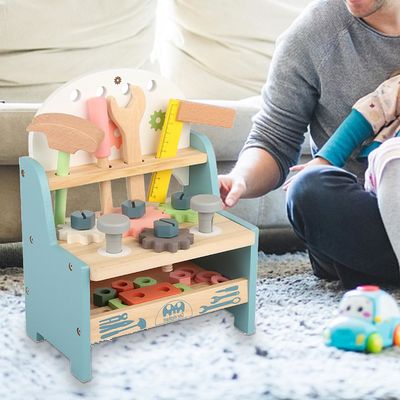De Werkbankhulpmiddelen van InteractiveWooden van het ouderkind voor Intelligentieontwikkeling