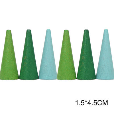 6pcs Speelgoed van Montessori van de regenboogstapelaar het Onderwijs Houten