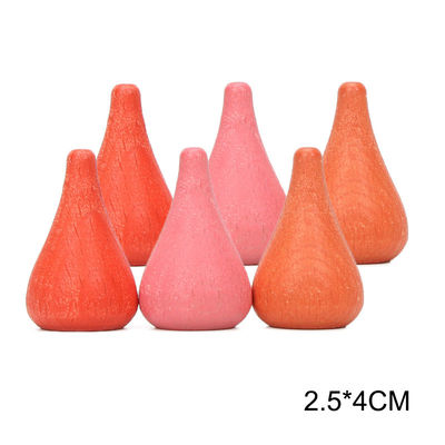 6pcs Speelgoed van Montessori van de regenboogstapelaar het Onderwijs Houten