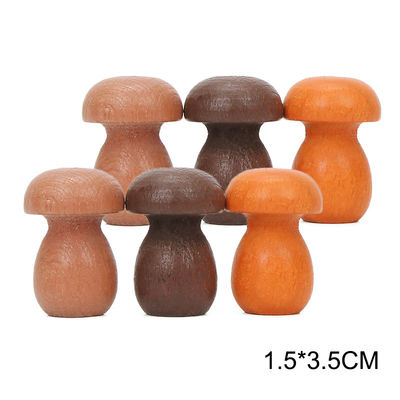 6pcs Speelgoed van Montessori van de regenboogstapelaar het Onderwijs Houten