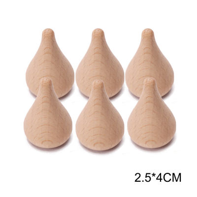 6pcs Speelgoed van Montessori van de regenboogstapelaar het Onderwijs Houten