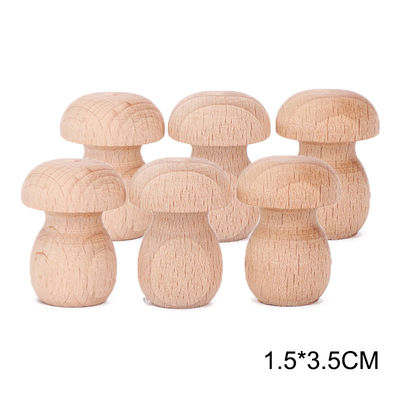 6pcs Speelgoed van Montessori van de regenboogstapelaar het Onderwijs Houten