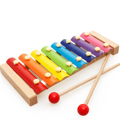 8 nota'spiano en Xylofoon Toy With Wooden Frame