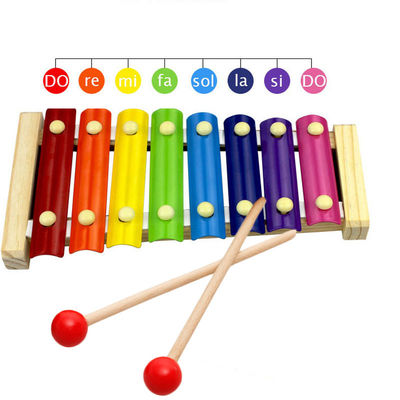 8 nota'spiano en Xylofoon Toy With Wooden Frame