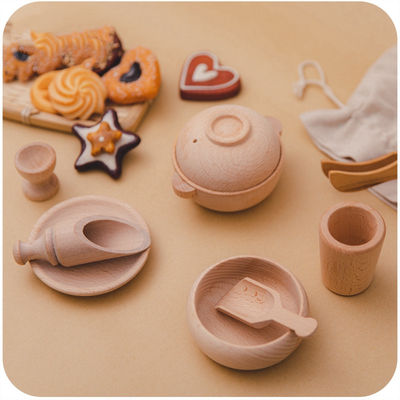 De unisex-Montessori-Reeks van de Beuk Houten Miniatuurkeuken