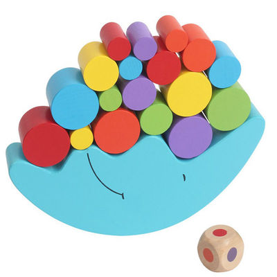 Het houten Montessori-Spel van het Maansaldo voor vroeg het Leren