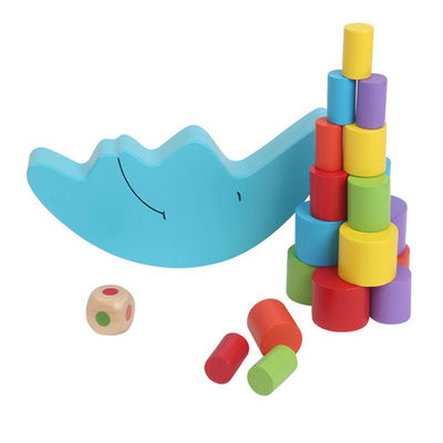 Het houten Montessori-Spel van het Maansaldo voor vroeg het Leren
