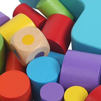 Het houten Montessori-Spel van het Maansaldo voor vroeg het Leren