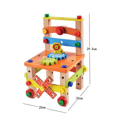 Stoel Toy With Water Based Painted van Montessori de Houten Jonge geitjes