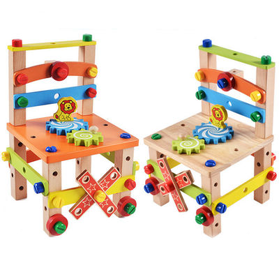 Stoel Toy With Water Based Painted van Montessori de Houten Jonge geitjes