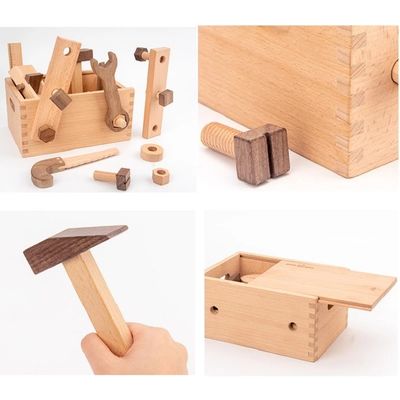 De houten Reeks van het de Reparatiehulpmiddel van Montessori Multifunctionele voor Jongens