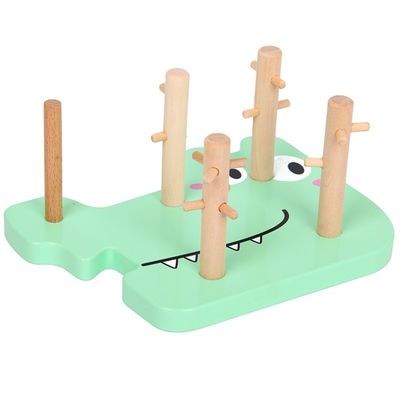 De cognitieve Krokodil draagt Raadsel van het Vorm het Vroege Onderwijs